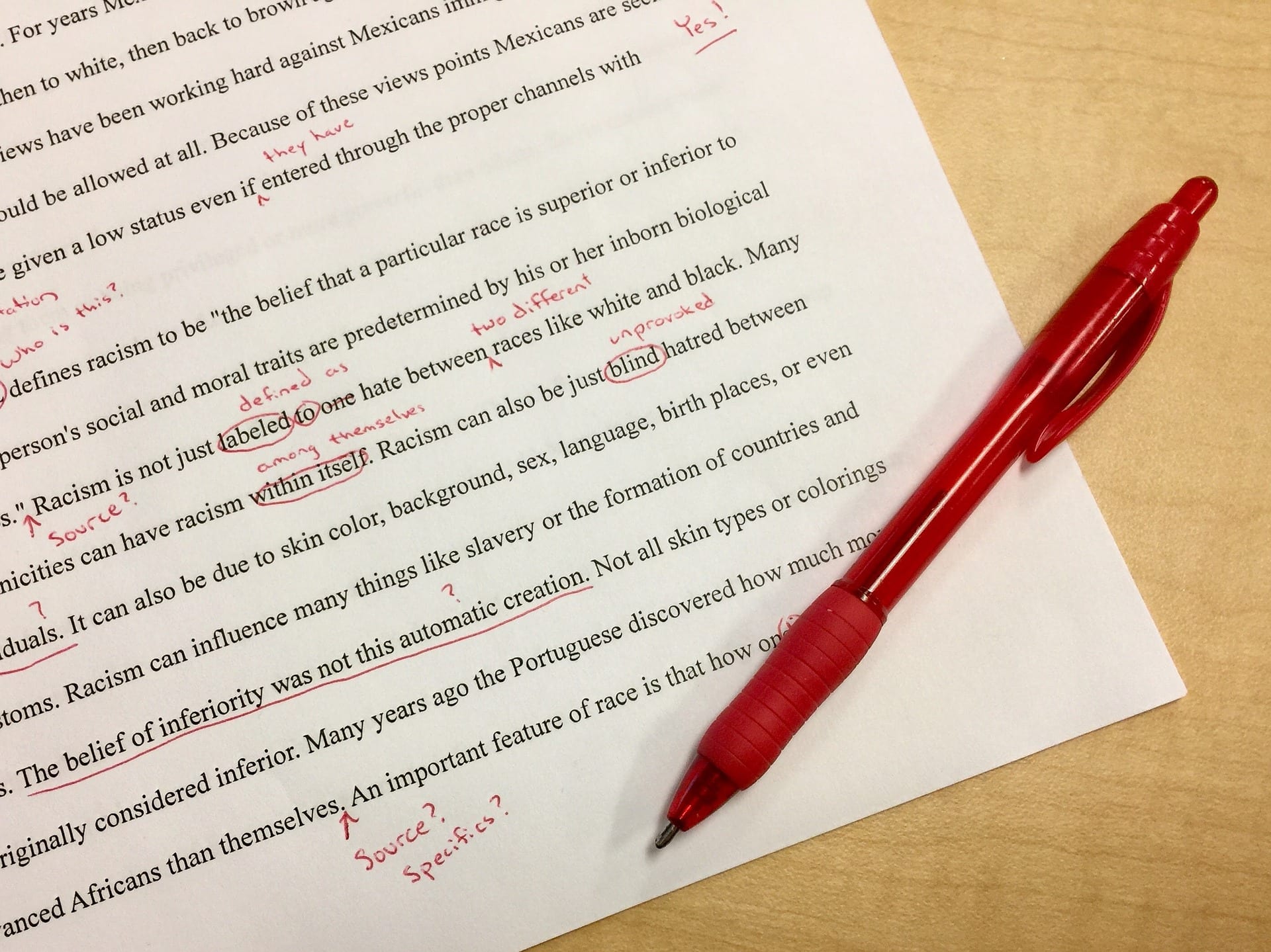 proofreading college papers job